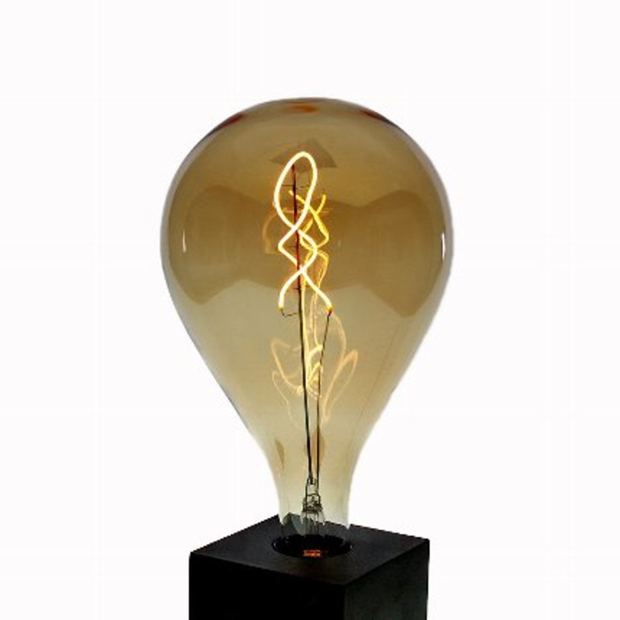 Tierleuchten Werns | Led Factory-Filament Gluhbirne, Vintage Look, E27, 4 W, 220 V, 16X28 Cm